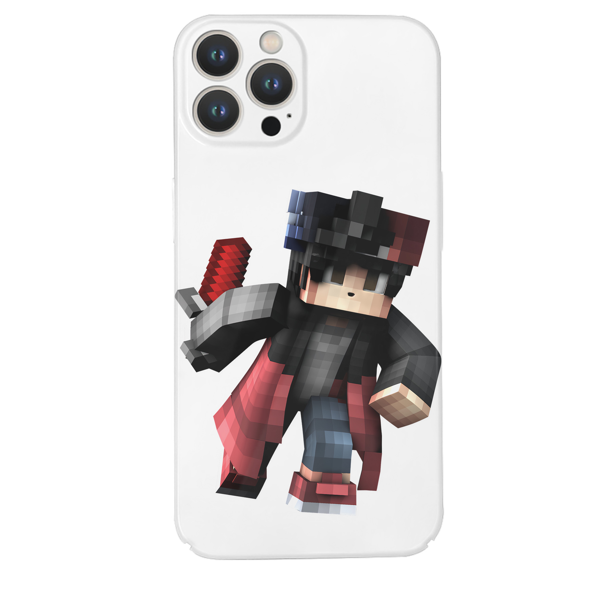 （画像用） マインクラフト ブロックの世界 Minecraft MC Block world 【iPhone 14シリーズ対応】ハードケース